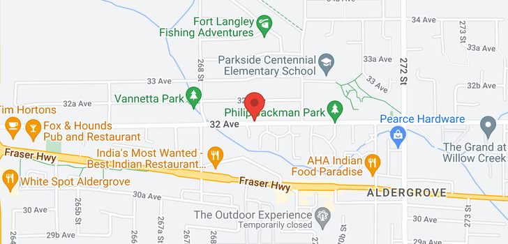 map of 26897 32 AVENUE